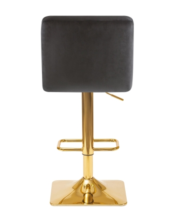 Набор 2 шт Стул барный GOLDIE, черный велюр (MJ9-101)