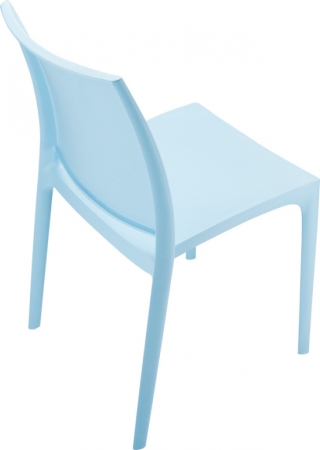 Стул пластиковый Siesta Contract Maya светло-голубой
