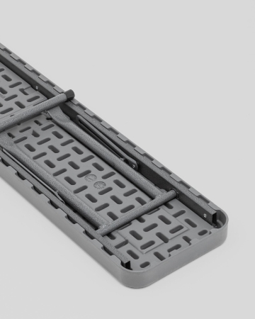 Скамейка складная Кейт 152*25*42 см серая