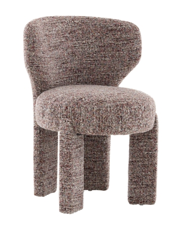 Стул Lainr бордовый меланж