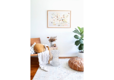 Журнальный стол Button 30x47 прозрачный