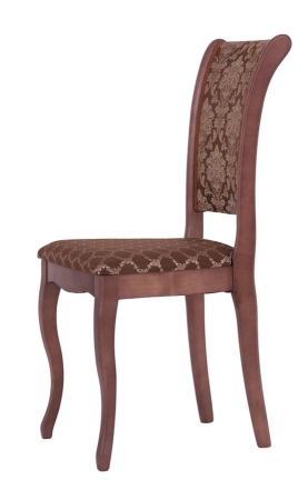 Стул С6 стул (тон 317) темно-коричневый, ткань андрис шоколад комби