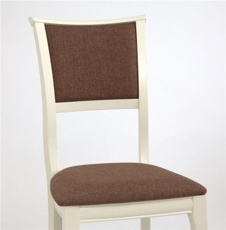 Стул "Кентавр" слоновая кость эмаль 11, ткань Savana орех Стул "Кентавр" слоновая кость эмаль 11, ткань Savana орех