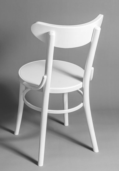 Стул венский Luna белый, жесткое сиденье