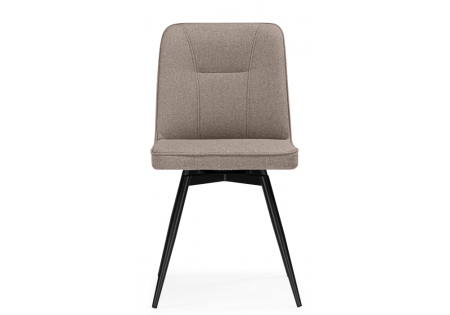 Стул на металлокаркасе Texas 3 поворотный светло-коричневый, черный