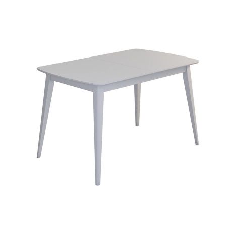 Стол "Одиссей-1" белый, ножки белый, шпон бук