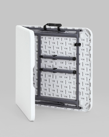 Стол складной чемодан пластиковый Кейт 120 белый