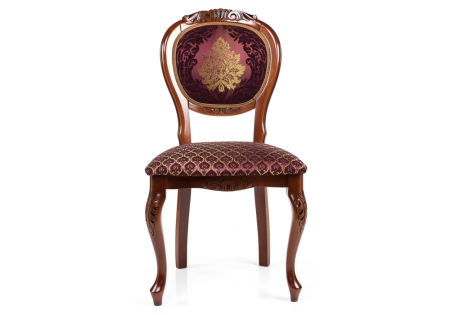 Стул деревянный Adriano 2 темное дерево вишня с патиной