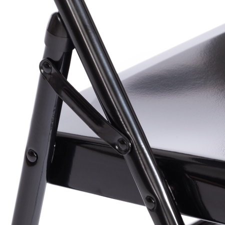 Стул складной FOLDER металлический, черный