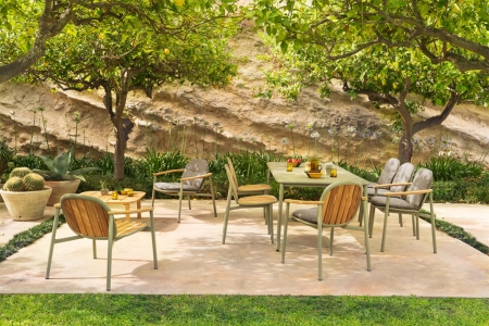 Кресло деревянное EMU Twins коричневый