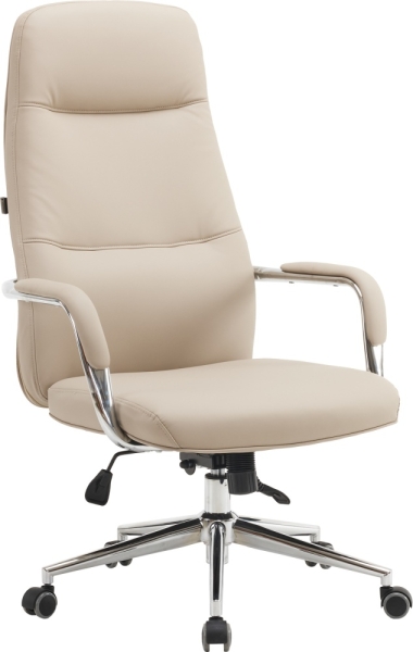 Кресло руководителя Vesta экокожа бежевый