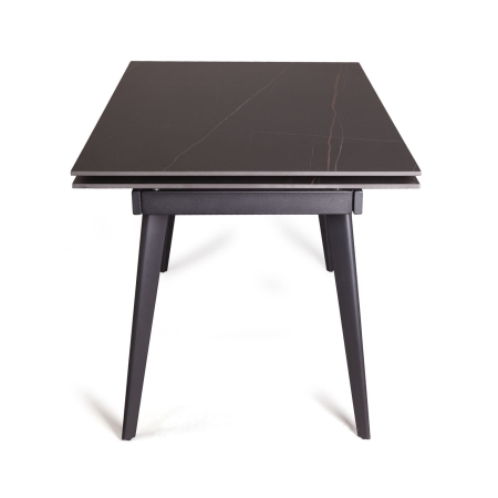 Стол раскладной Buren (140+30+30) керамика черный
