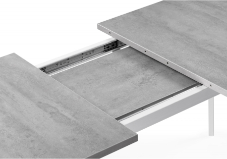 Обеденная группа Маки белый, светло-серый