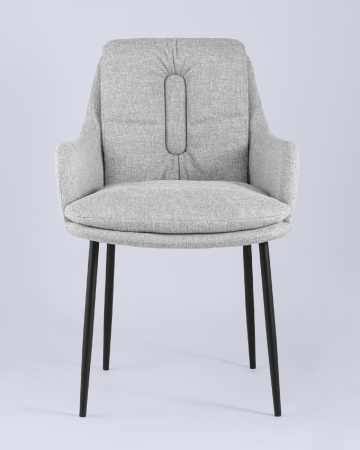 Кресло Саманта рогожка светло-серый 2 шт.