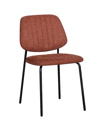 Стул обеденный Patrys терракот рогожка 4 шт.