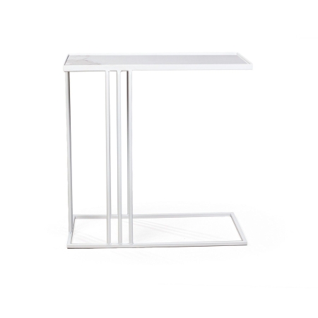 Журнальный столик Stone 026, керамика белая (арт. A026.D01)