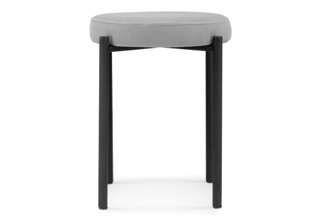 Табурет Кудо велюр velutto 52, черный Табурет Кудо велюр velutto 52, черный