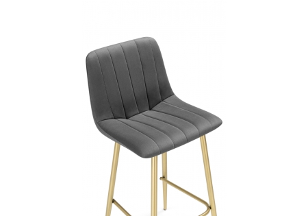 Барный стул Дани Мини темно-серый (zd 995), золотой np