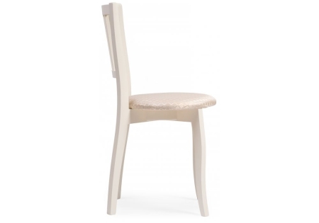 Стул деревянный Айра молочный, ромб