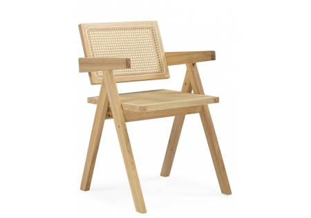 Стул деревянный Rattan wood