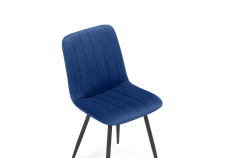 Стул на металлокаркасе Дани синий (zd 798), черный np