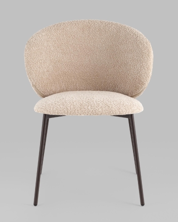 Стул Блейз букле капучино каркас серо-коричневый Стул Блейз букле капучино каркас серо-коричневый
