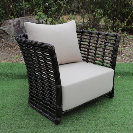 "Валенсия" кресло из искусственного ротанга, бронзовый