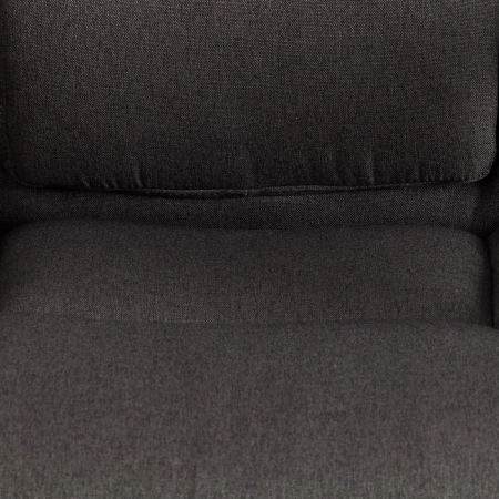 Кресло Appolon серый, ткань и металл, мягкое сиденье, с подлокотниками