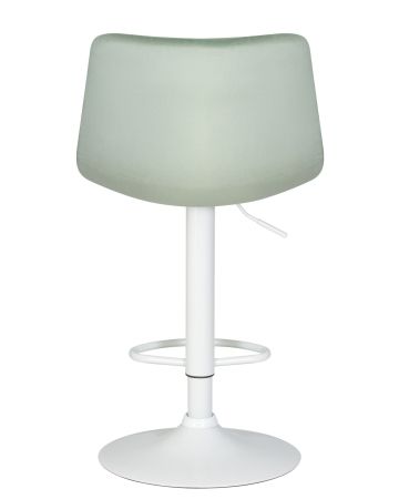 Стул барный TAILOR белый пудрово-мятный велюр MJ9-87