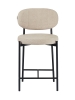 Стул полубарный MASO букле бежевый MOSS 130