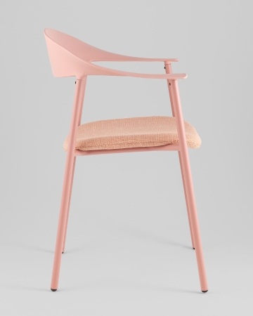 Стул Eila с подушкой пластик розовый