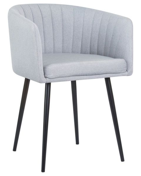 Стул обеденный ALINA серо-голубая ткань LAR-106D-23
