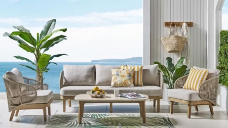 Комплект деревянной мебели Tagliamento Mali светлое дерево