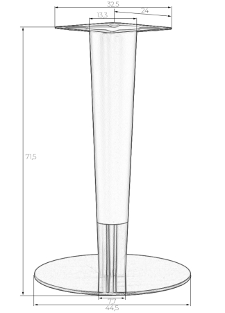 Подстолье обеденное ANGELO