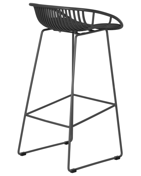 Стул барный FRANK темно-серый