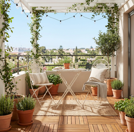 Комплект (стол + 2 стула) Secret de Maison Амальфи/Amalfi белый фото в интернет-магазине Stoolmarket