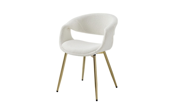 Стул JY1829Q-T белый, золотой