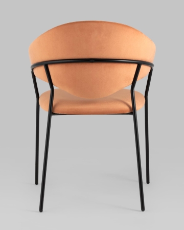 Стул Алексис велюр оранжевый