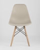 Стул Eames Style DSW бежевый x4 (разборный каркас)