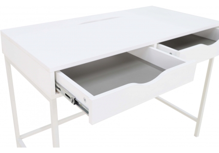 Компьютерный стол Дейл белый шелк