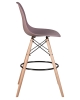 Стул барный DSW BAR ножки светлый бук сиреневый P-04