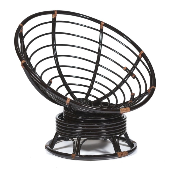 Кресло-качалка "PAPASAN" w 23/01 B, без подушки Antique brown (античный черно-коричневый) Кресло-качалка "PAPASAN" w 23/01 B, без подушки Antique brown (античный черно-коричневый)