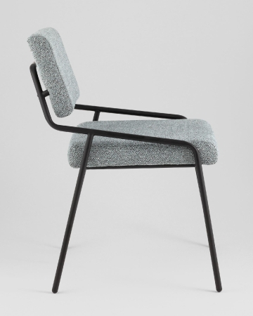 Стул Теллинг шенилл серо-синий