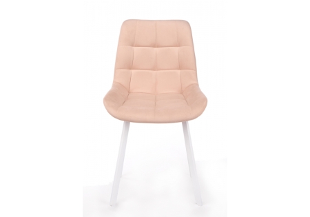 Стул на металлокаркасе Челси 360 П бежевый (zd 210), белый np