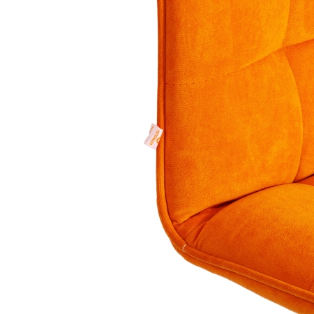 Кресло ZERO флок, оранжевый