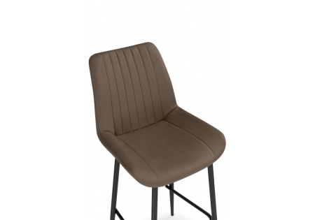 Барный стул Седа 360 коричневый (zd 233), черный np