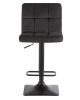 Набор 2 шт Стул барный DOMINIC, черный велюр (MJ9-101)