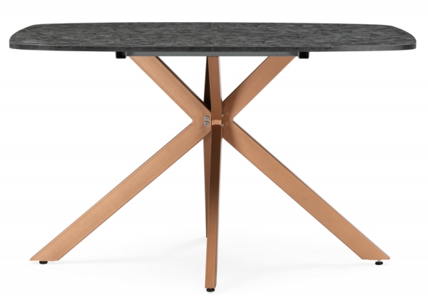 Стол деревянный Кортез 116(160)x77 раздвижной малави, медь