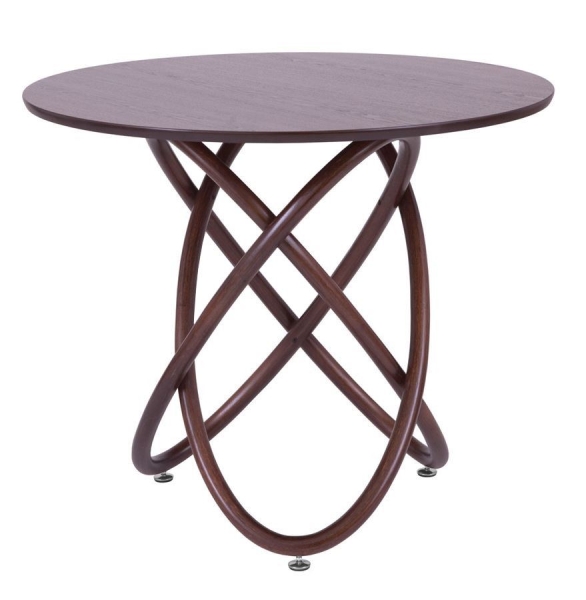 Стол не раскладной Линц 90 темный тон