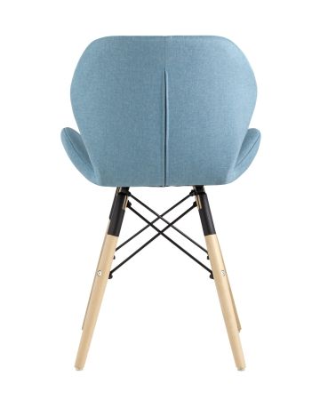 Стул Бон рогожка голубой
